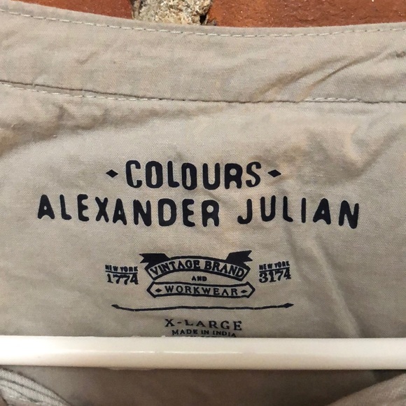XL Alexander Julian Long Sleeve T Shirt - Picture 3 of 4